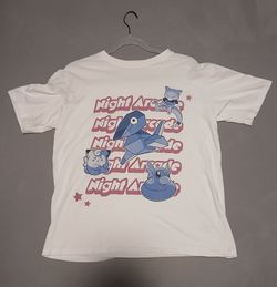 Pokemon Center T-Shirt, Night Arcade, White, Unisex, Freesize, L