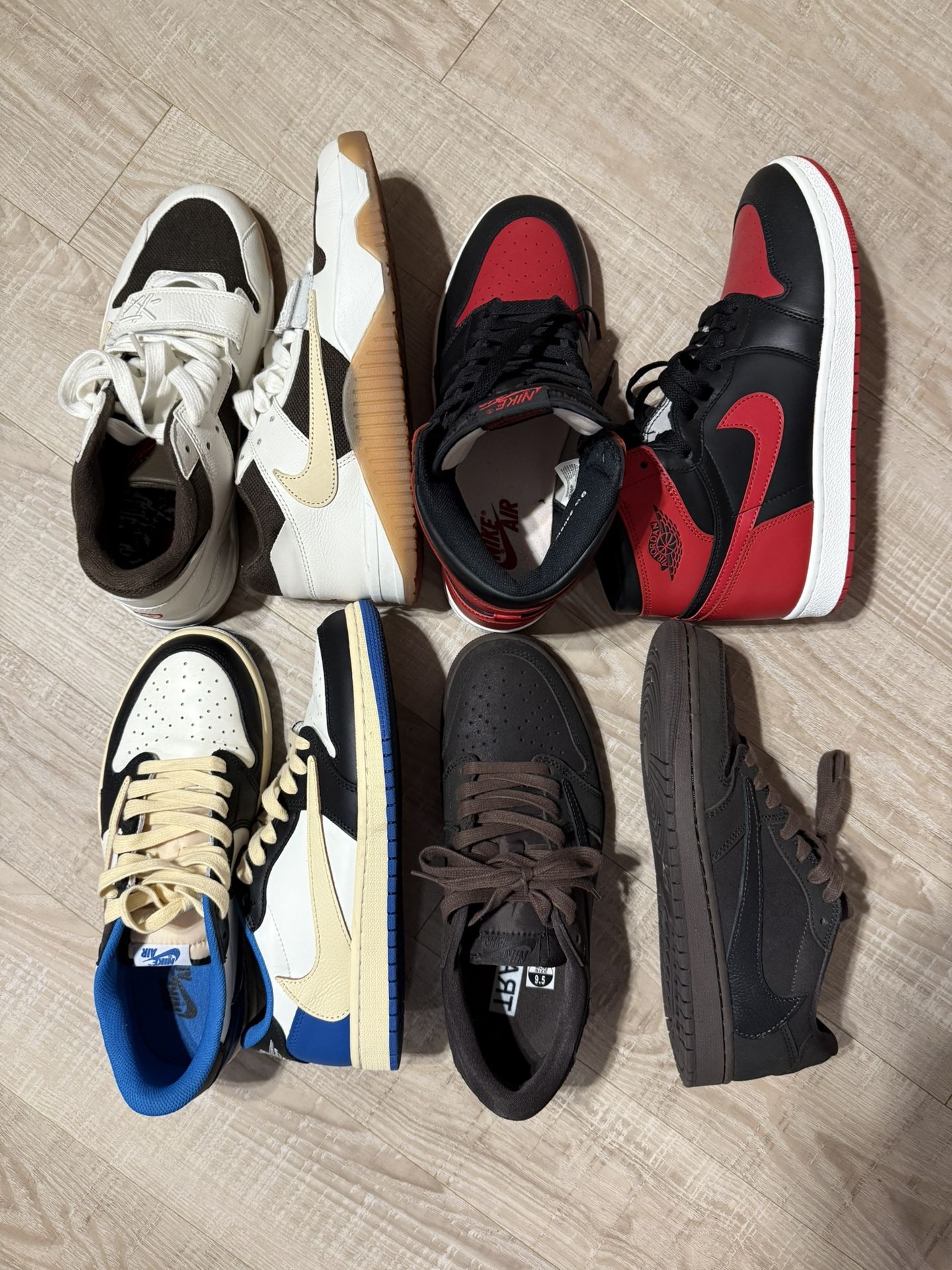 Jordan 1 Bred / Fragment Travis ALL 9.5 READ DESCRIPTION