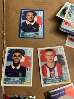 MESSI World Cup stickers, Mbappé Holland doue