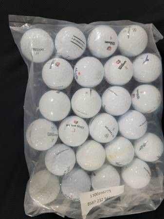2 dozen used mixed golf balls