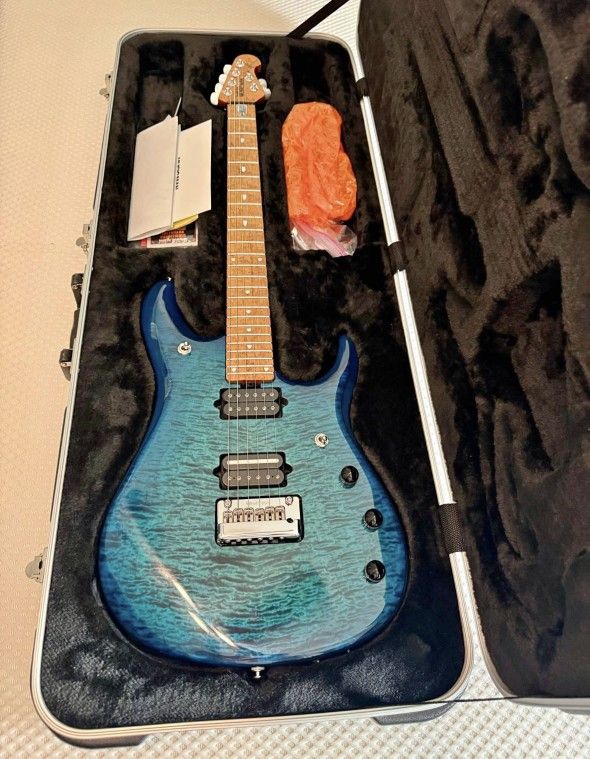 Erine Ball Music Man Jp6 Ball Family Reserve Premium Dealer Network BFR PND Neptune Blue