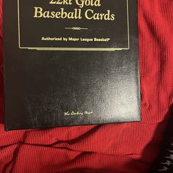 Danbury Mint 22K Gold Baseball Cards
