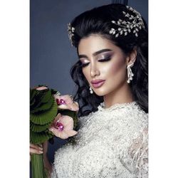 Arabian Goddess Cubic Zirconia Luxury Bridal Headband