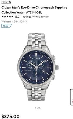 Citizen's Men's Eco-Drive Chonograph Sapphire Collection