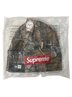 Supreme Box Logo Beanie Real Tree Camo