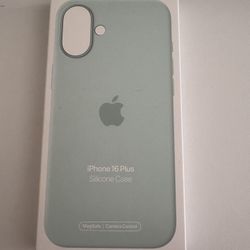 unopened iphone 16 plus case in color aquamarine