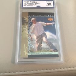 2001 Upper Deck Tiger's Tales #TT29 Tiger Woods Rookie CCG 10 MINT 