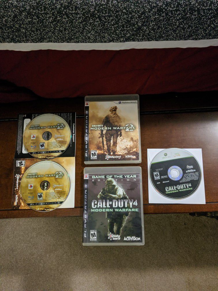 Playstation Games/ Call Of Duty Games 