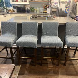 Set Of 4 Barstools 
