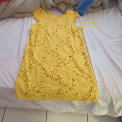 Vestido De Mujer Color Amarillo Mostaza 