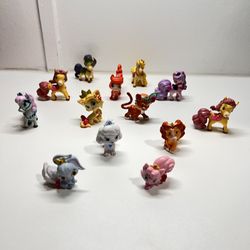DISNEY MINIATURES Princess PALACE PETS 9 FIGURES HORSES CATS DOG