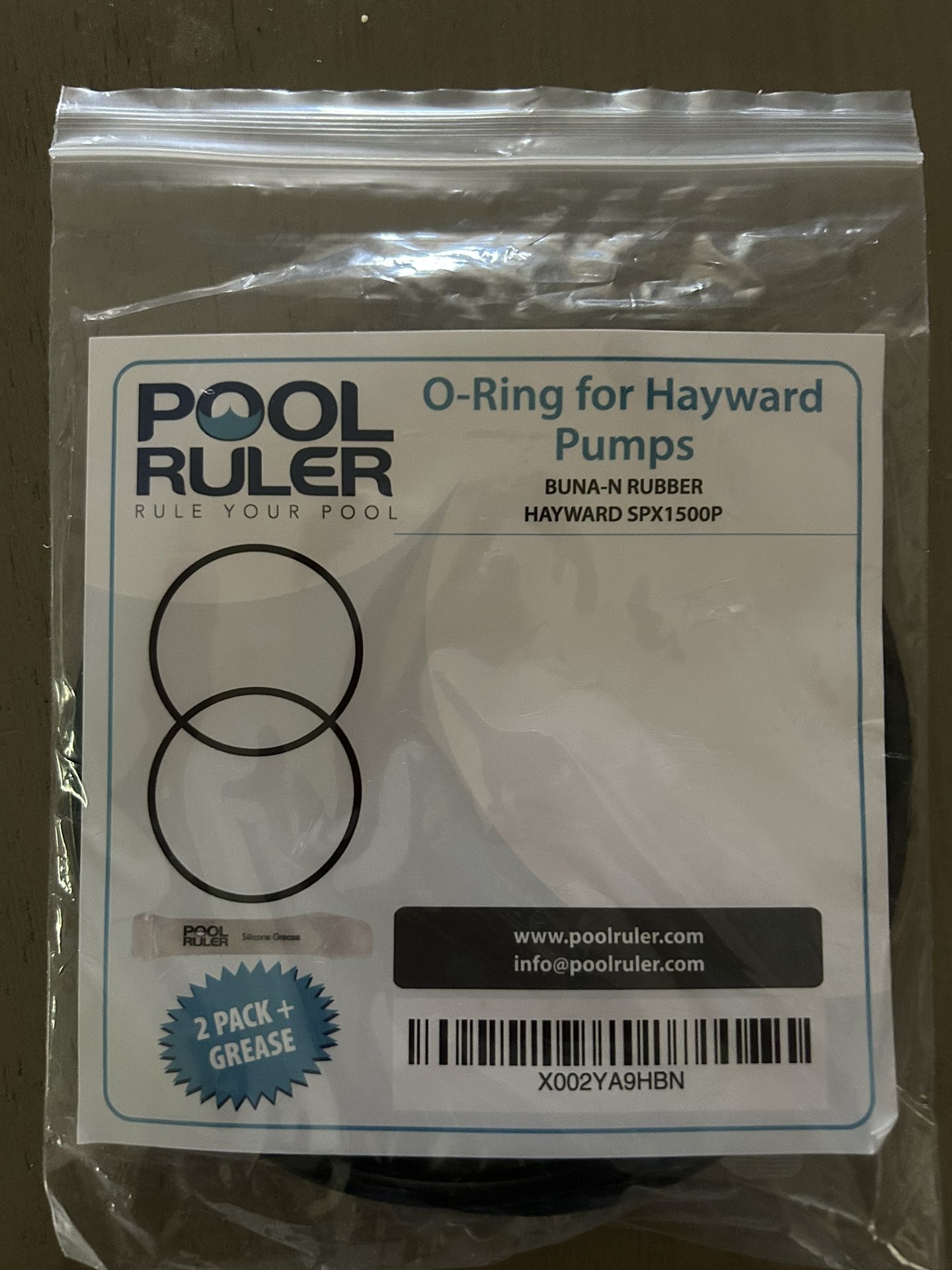 2 Pack of O-rings for Hayward pool pump - 5”