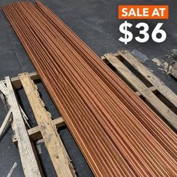 $36 Copper Type L Pipe – 1/2" x 10ft