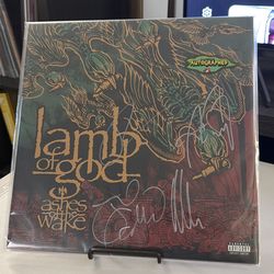 Lamb of God - Ashes of the Wake Signed LP