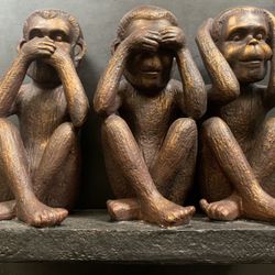 Three Monkeys: Hear No Evil, See No Evil, Speak No Evil 