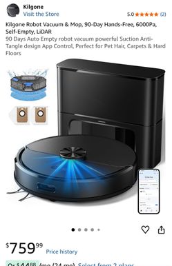 Mop and vacuum robot / new in box