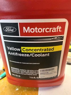 Motorcraft coolant, zerex Toyota coolant, Bosch 3311 filter