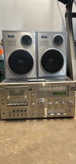 YORX Cassette 8 Track Phono Record Player