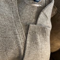 Ladies Beige Cardigan Sweater