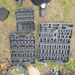 EMPTY Quinn master socket set cases 1/2", 3/8",  1/4" TOOLS NOT INCLUDED