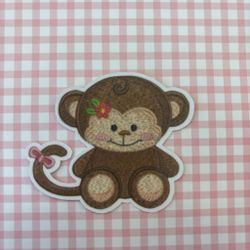 Monkey sticker
