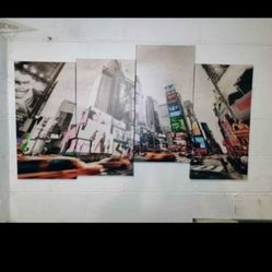 New York Times Square Canvas Painting