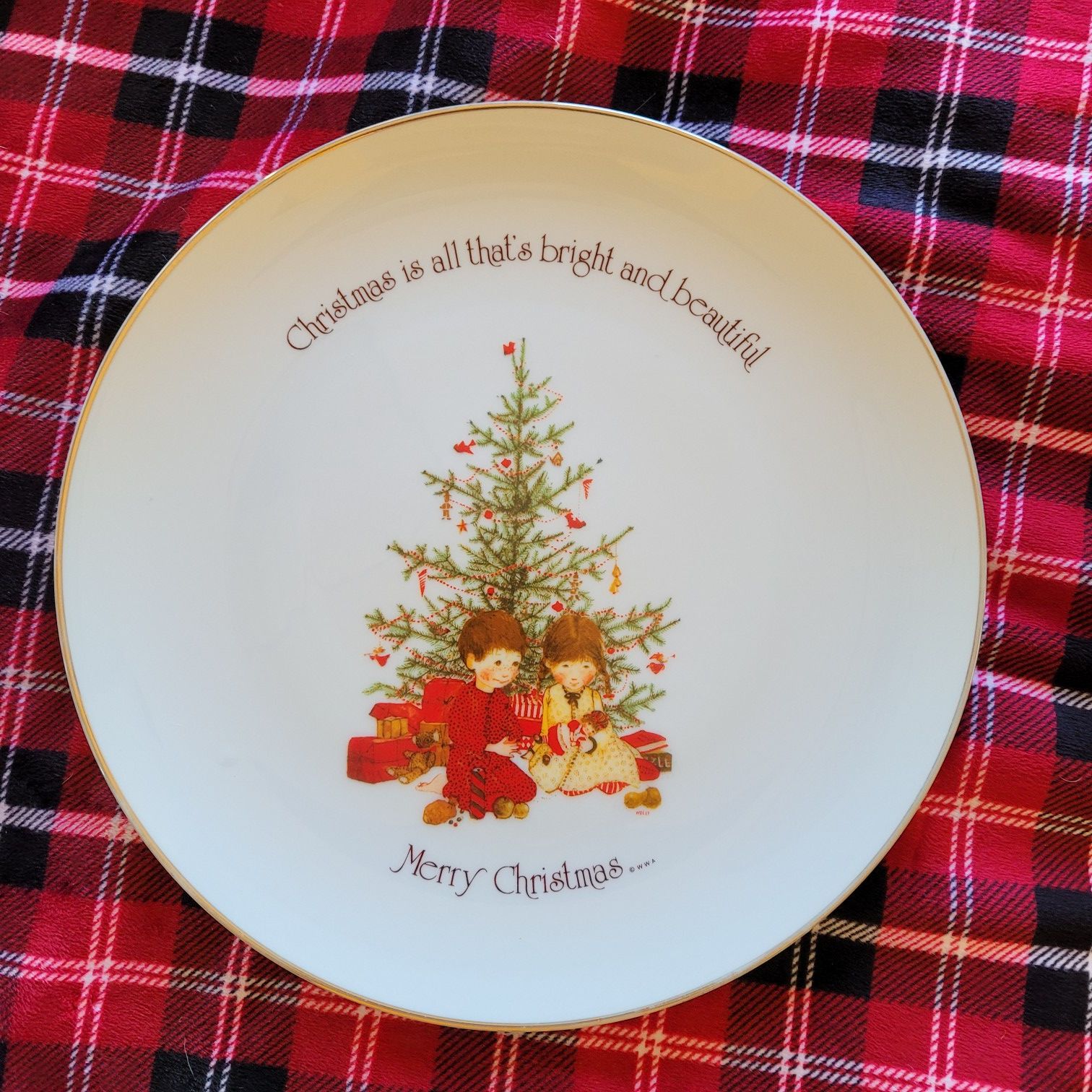 Collectable Christmas plate