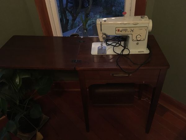 Side Table Singer Sewing Machine Furniture In Portland Or Offerup