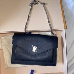 Louis Vuitton Leather Mylockme Chain Pouchette