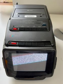 Memorex Portavision 8mm Portable Player Recorder 5” Color CRT