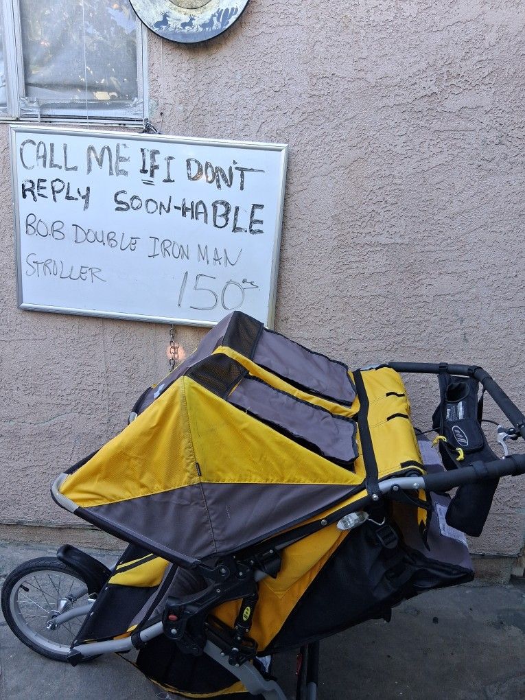 BOB Double Stroller IRON Man