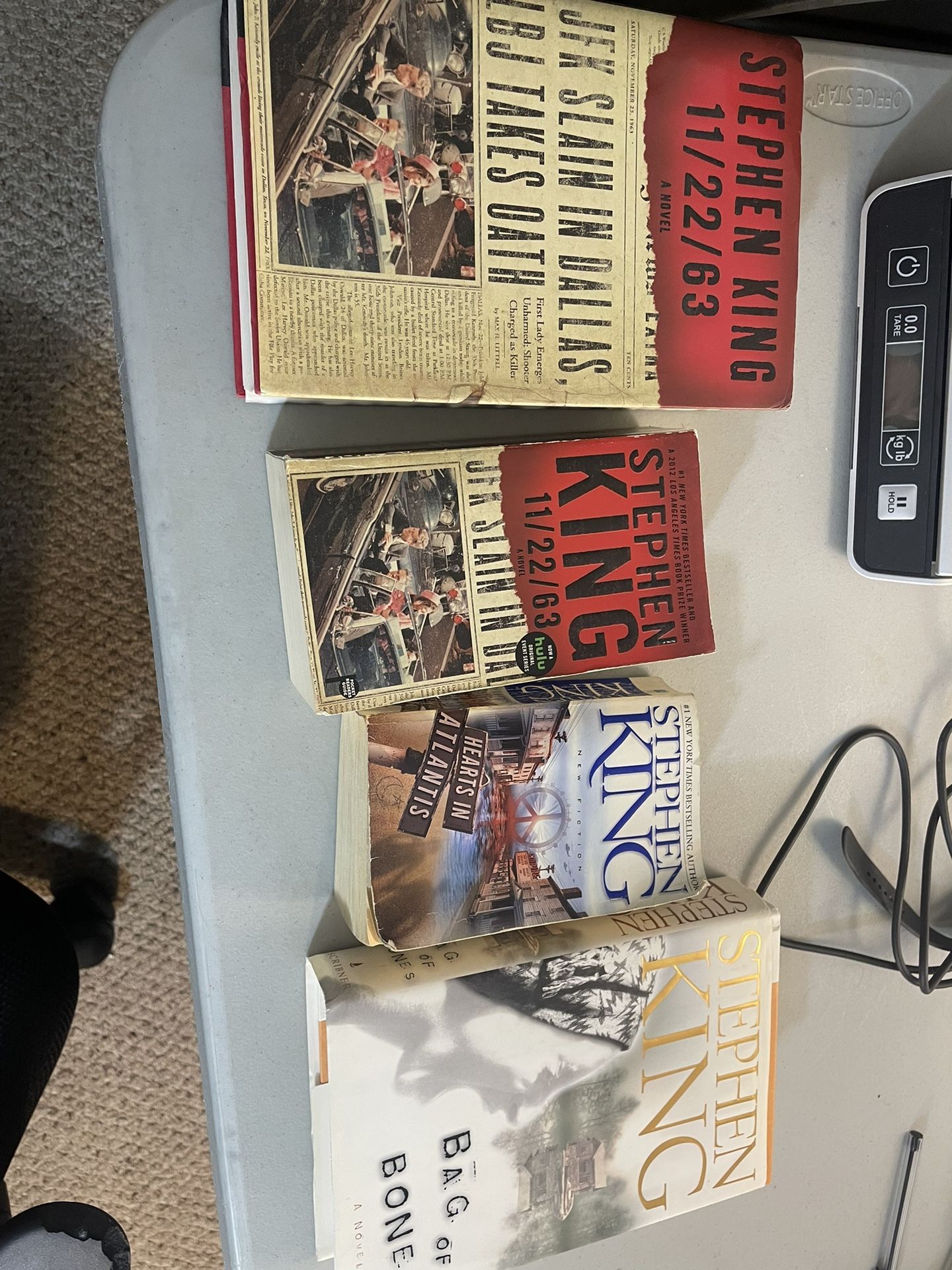 Stephen King Books Priced To Move, Prices In Description
