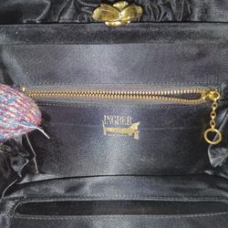 vintage velvet purse