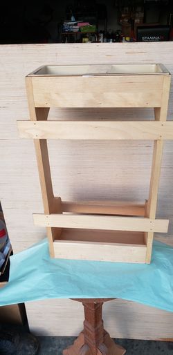 Wooden Kitchen Spice Towel Rack