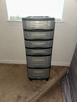 7-Drawer Plastic Rolling Storage Cart