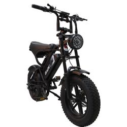 16" 500W Fat Tire Electric Mountain Bike 48V 13Ah