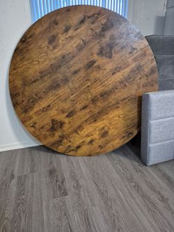 Round table rustic mesa redonda