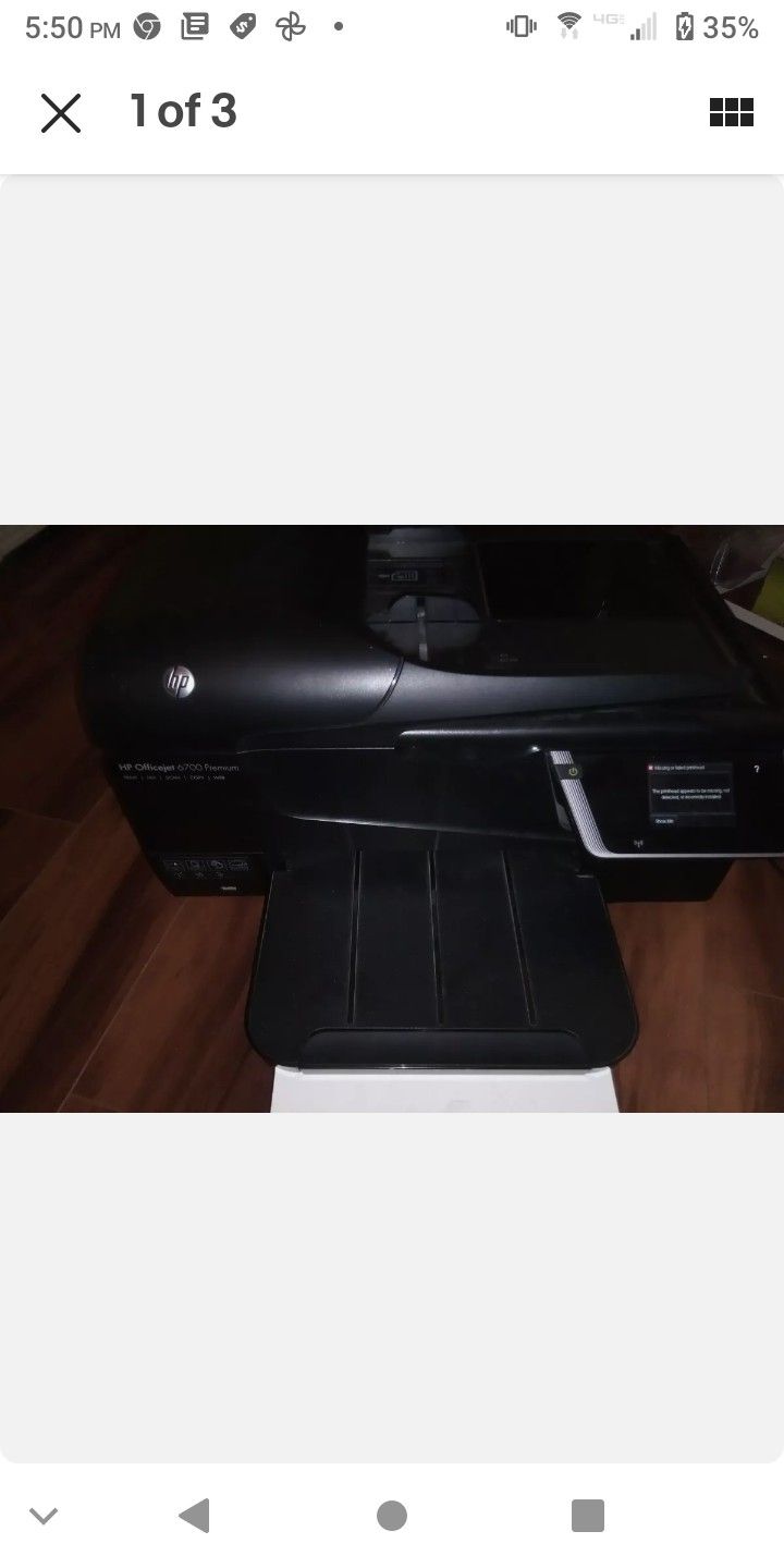 HP Officejet 6700 Premium Printer PARTs ONLY Fax Scan Copy