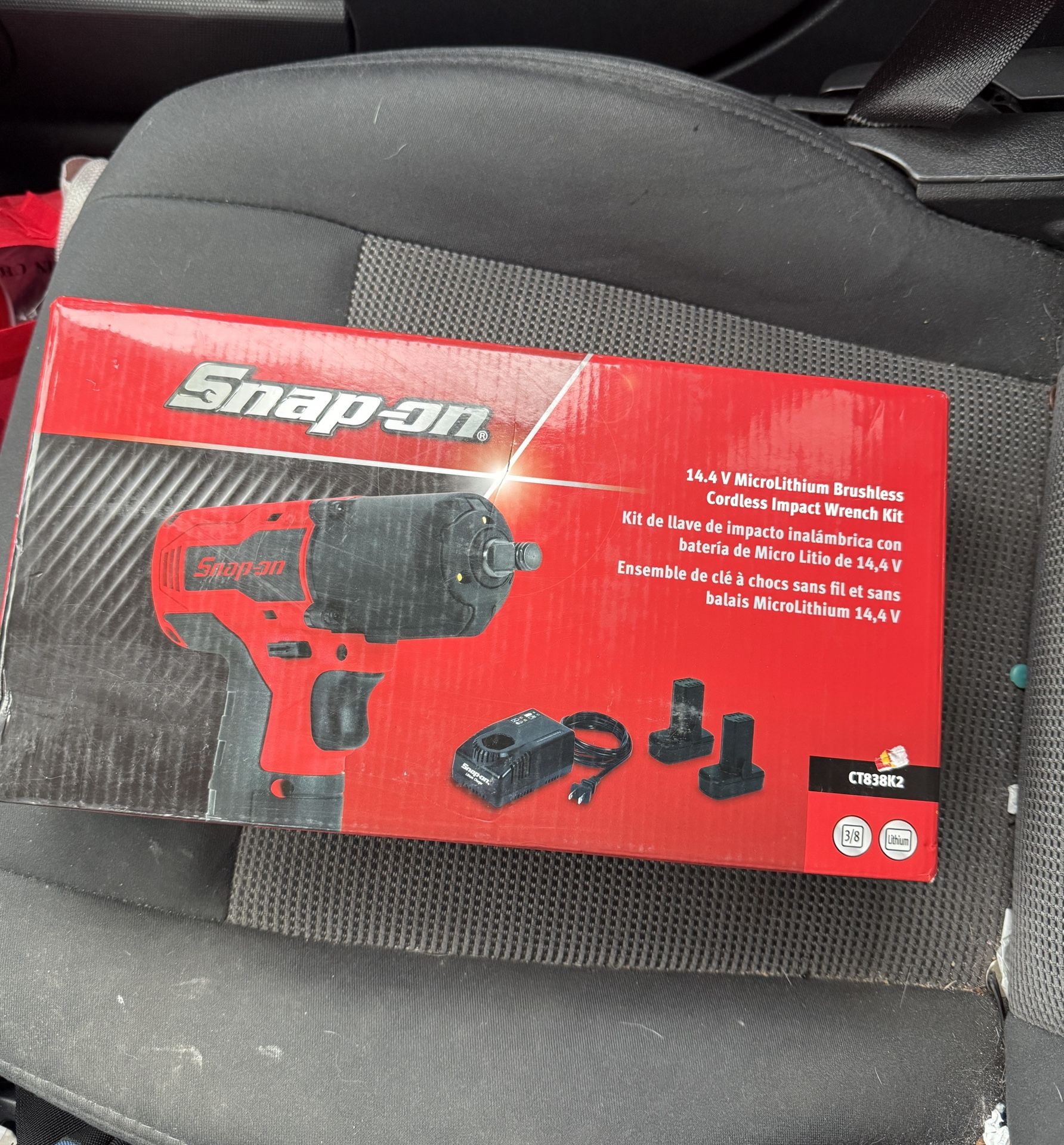 Snap On 3/8 Impact Wrench Brushless 14.4v Micro Lithium