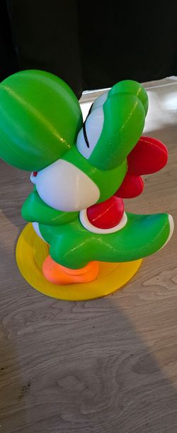 Yoshi 3D Printed Figure Statue
