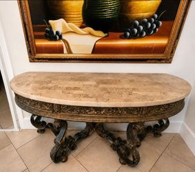 Luxury Marble Console Table