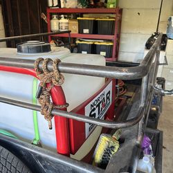 Utility truck with sprayer Honda engine