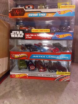 Hotwheels Assorted 5 packs Sealed