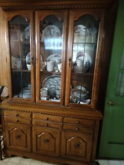 Antique china cabinet