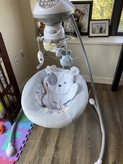 Fisher Price Dual Baby Swing Cradle Swing Snugapuppy Swing Age