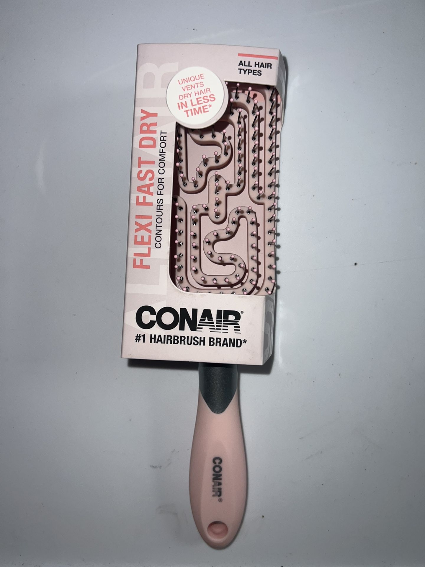 Conair Flexi Fast Dry Hair Brush, Velvet Touch