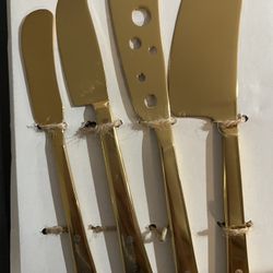 Set Of 4 Cheese Knives