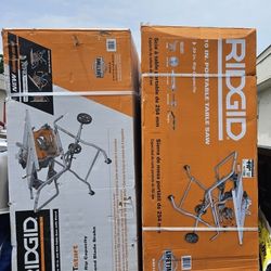 Heavy Duty 10in Job Site Tabke Saw 400 each With Stand New 