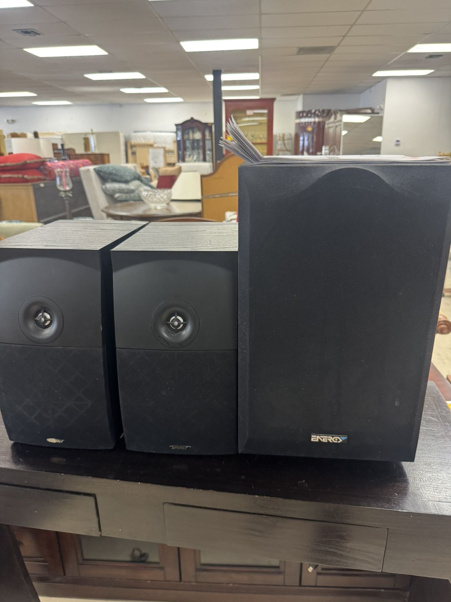 Energy Sub Woofers & 2 Speakers