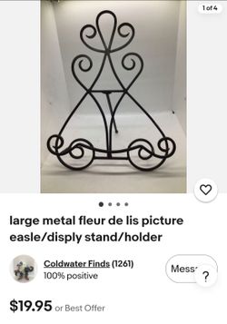 LARGE METAL DISPLAY STAND